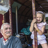 Jack and His Granddaughter, Appleby, UK 2019