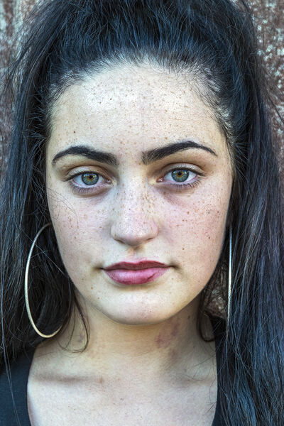 Portrait of an Irish Traveller Girl, Clare, Ireland 2018