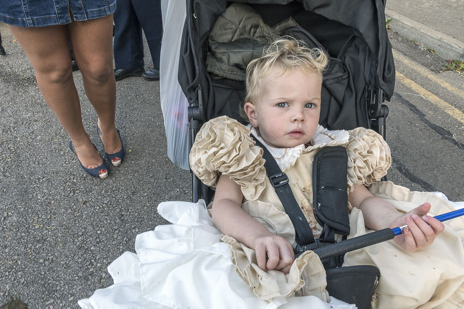 Girl in Pram, Galway, Ireland 2019