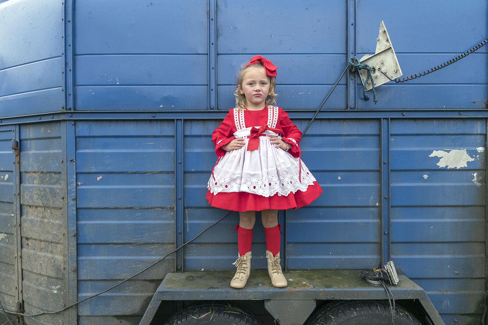 Red and White Dress, Galway, Ireland 2019