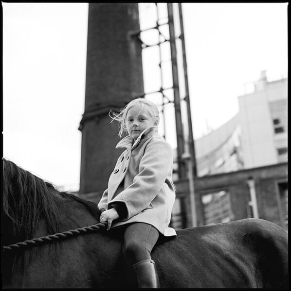 Girl riding on Horse, Dublin, Ireland
