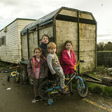 Reilly Siblings, roadside campsite, Tipperary, Ireland 2018