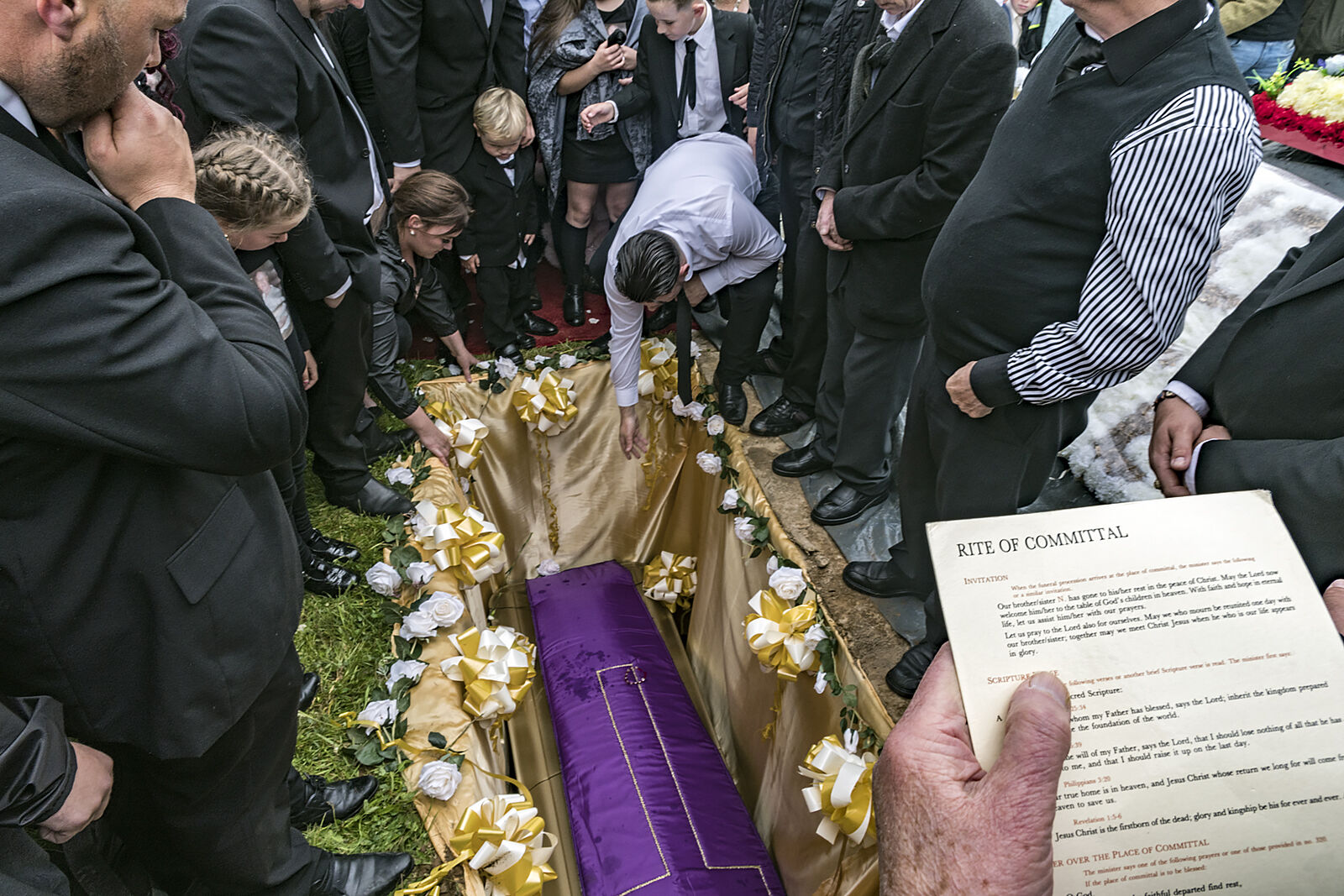 Rite of Committal, John 'The Boss' Faulkner's Funeral, Limerick, Ireland 2019