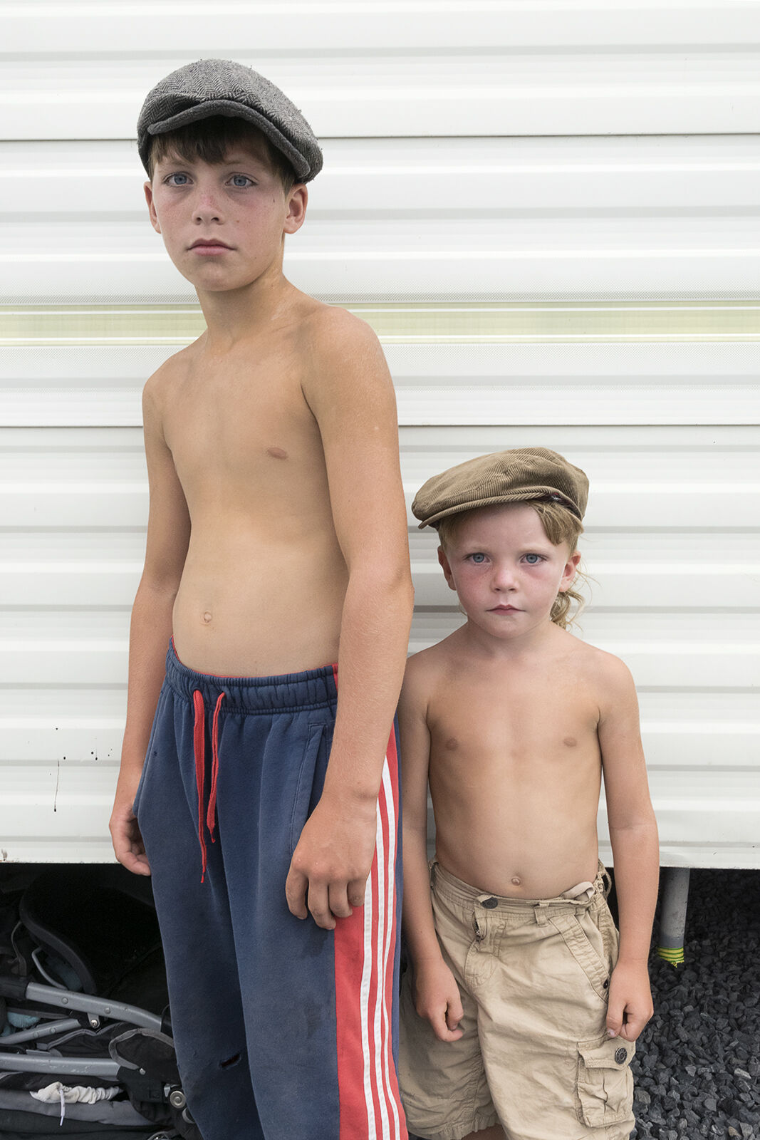 Rocky and Tom, roadside campsite, Tipperary, Ireland 2018