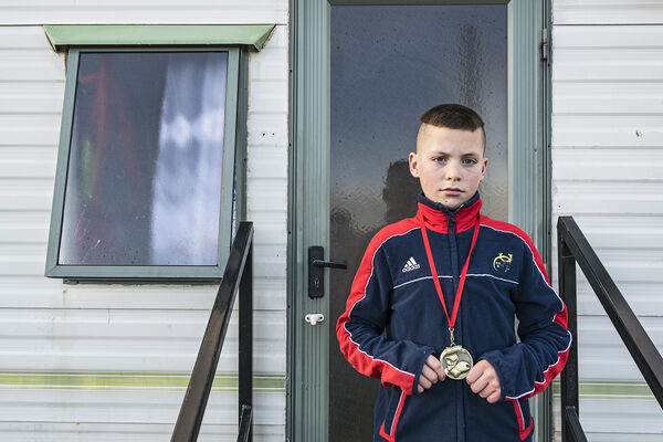 Rocky with his Boxing Medal, Tipperary, Ireland 2019