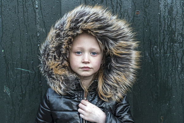 Savannah, Faux Fur Hoodie, Dublin, Ireland 2020