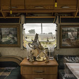Caravan Interior, roadside campsite, Tipperary, Ireland 2018