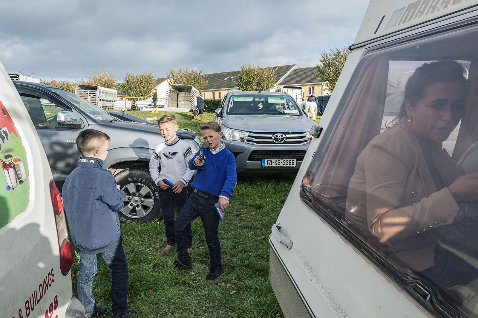 On The Campground at Ballinasloe Horse Fair, Galway, Ireland 2019