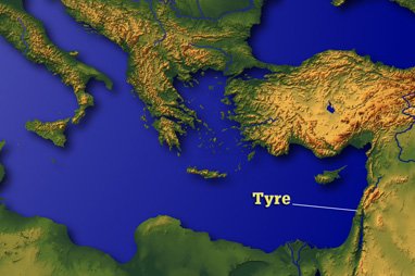 Map of Tyre