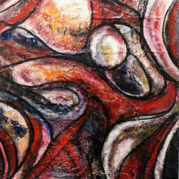 Beside Itself 60 x 90 cms