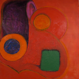 Time in Space 90 x 90 cms