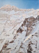 Yalung kang Kangchenjunga oil painting hidden treasure
