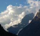 Evening cloud rolling into the gorge, Manaslu