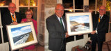 Extract from Rotary Newsletter - Presentation of my Paintings to Rotary Clubs of Ciney and Chateaudun