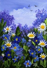 Forget-Me-Nots and Daisies **Sold**