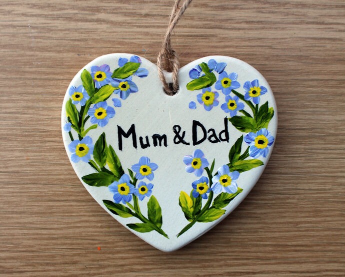 Mum & Dad Heart (Commission)