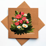 PINK ROSEBUDS AND DAISIES