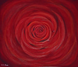 Red Rose Canvas - SOLD