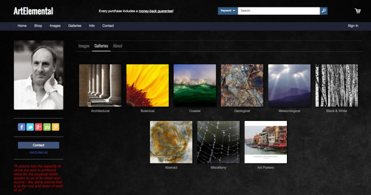 ArtElemental Home Page 2