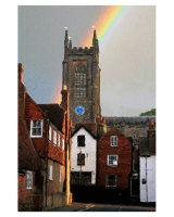 Rainbow Over Church