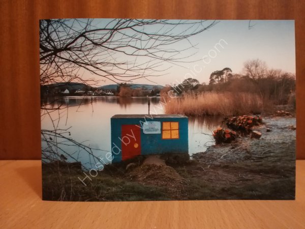 Little house on the pond greeting card