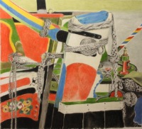 narrowboat, coloured pencil, horseboat, rickmansworth