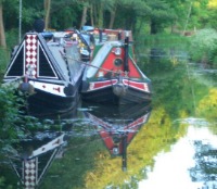 brookwood boat rally, basingstoke canal