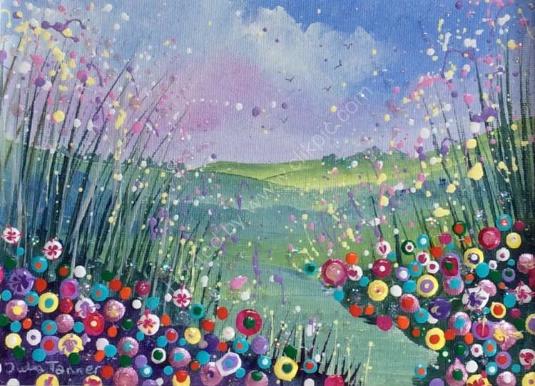 A Meadow of Flowers lX - 8” x 6”