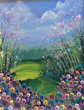 Pastel Flower Study V - 8" x 10" - £85
