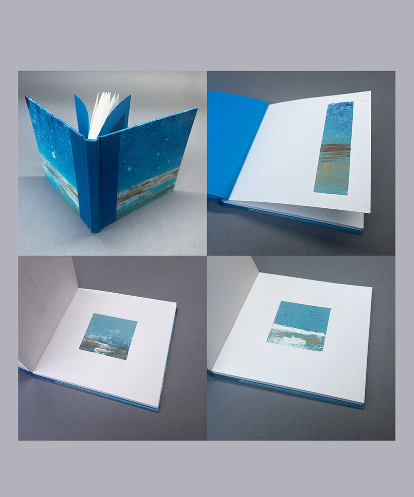 Mono painting blue book