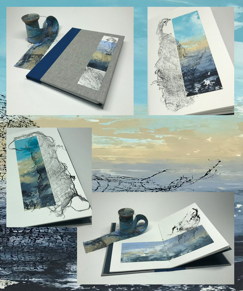 julie Macbean artist books cold wax paintings