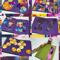 julie Macbean artist books colour swatches collage