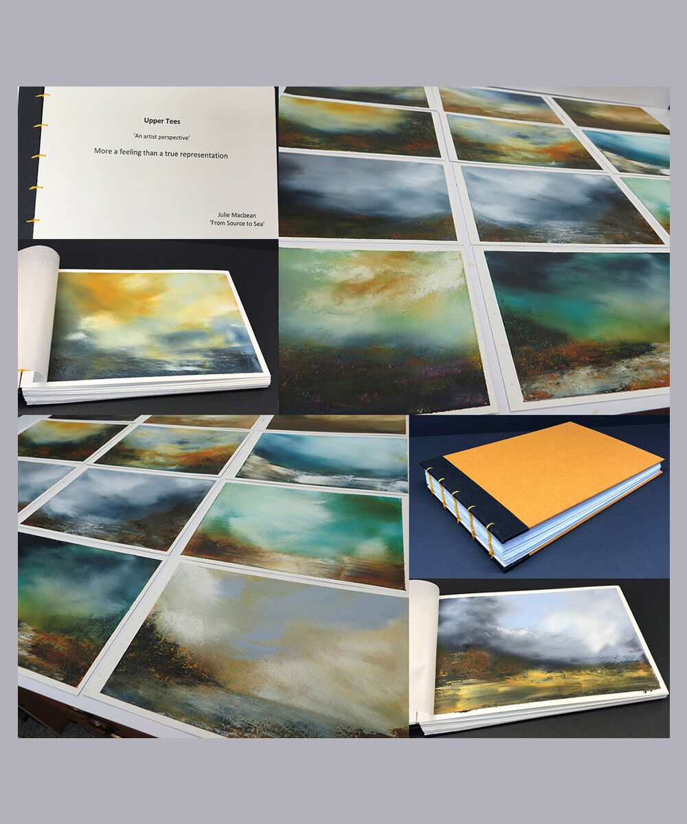 Cold Wax Paintings, upper tees river julie Macbean