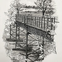 Low Hail Bridge, Hurworth, From Source to Sea, Julie Macbean