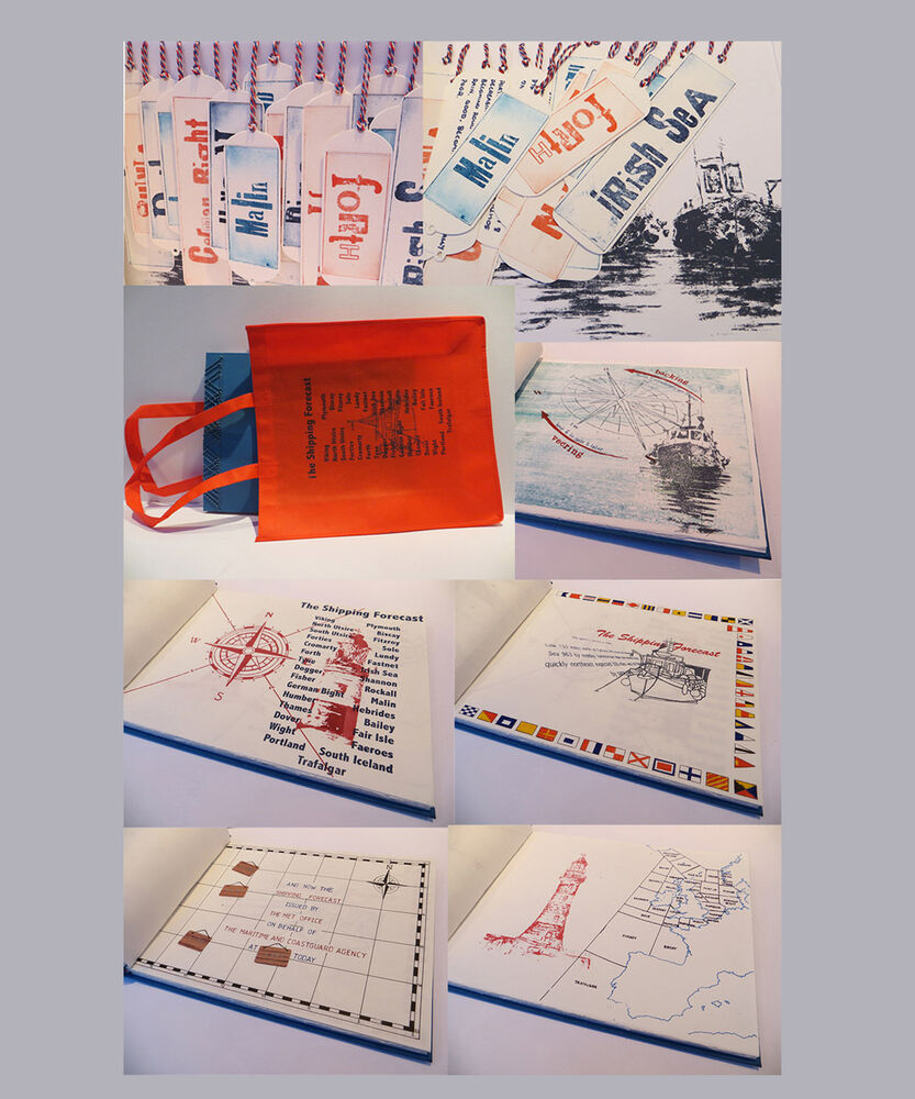 artist books, shipping forecast Julie Macbean artist