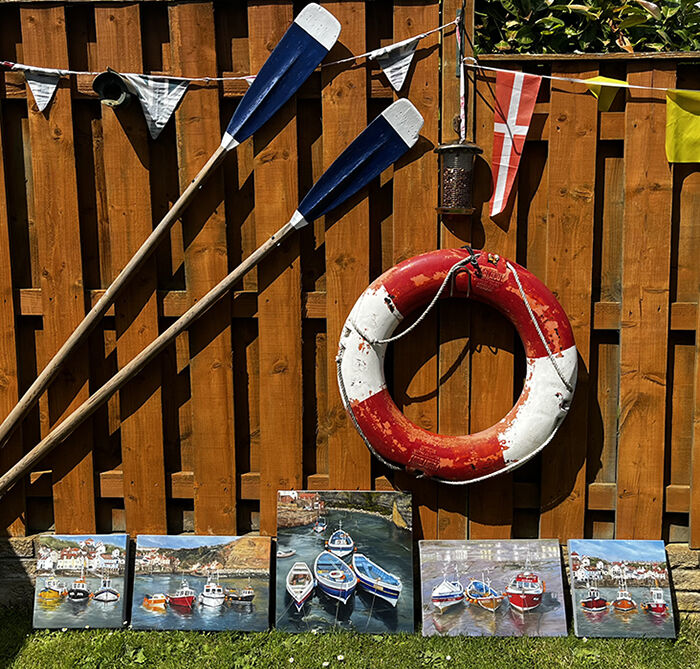 staithes festival of arts Julie Macbean print book paint