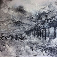 Saltburn Pier in a storm, Julie Macbean, Tidelands