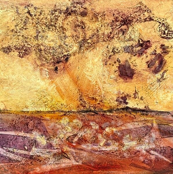 ‘Sunset over Arran’