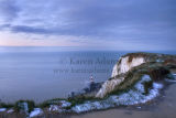 Beachy Head and cliffs at sunrise