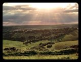 Sunset Butts Brow South Downs way