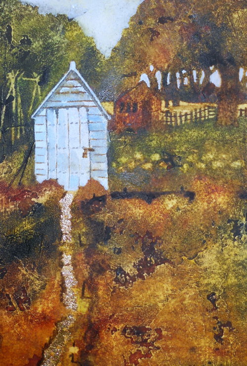 The blue shed