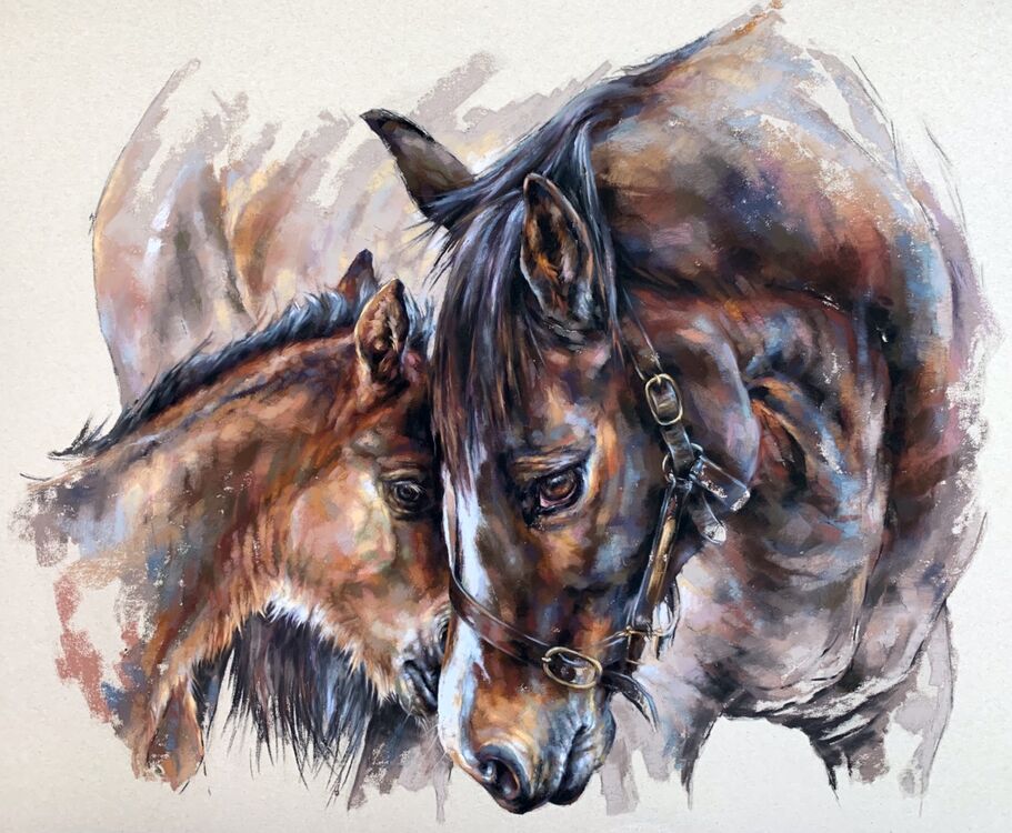 Mother’s Love Karen Davies Fine Art