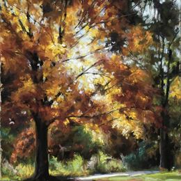Autumn Light Pastel Sketch