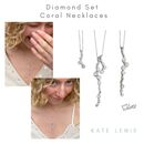 Coral Necklaces - silver