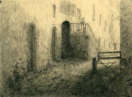 Cart along Via Borgo