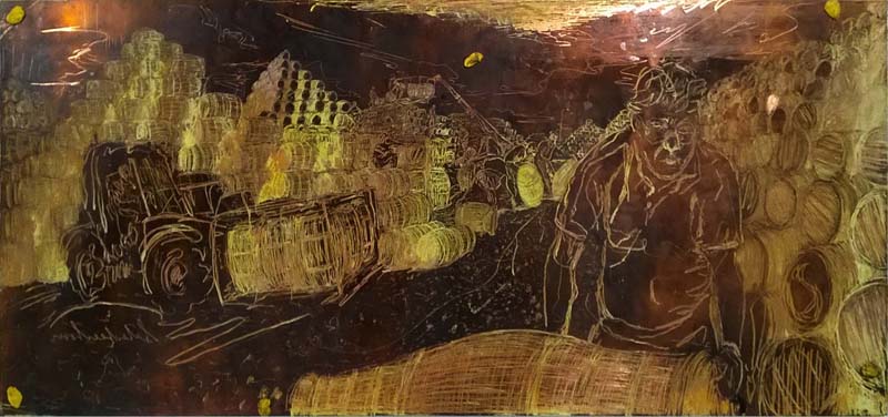 Illustration of a drawing on a copperplate. For the final result click on the image.