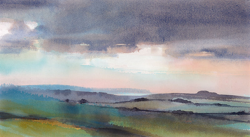 Stormy Sky on Hackpen Hill