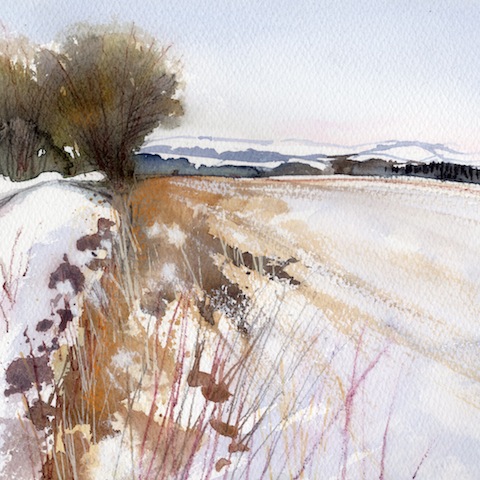 Sandy Lane in Deep Snow