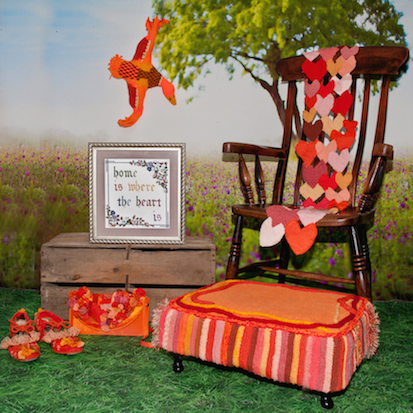 Gallery title cross-stitch by Norma Harrison