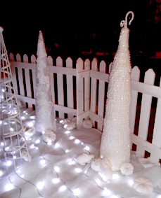 Obelisk trees by DI Pickering, Lilla Wren and Sylvia West